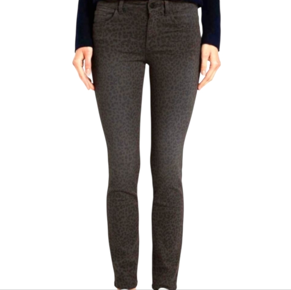 Max Rave Leopard Skinny Jeans Size 7